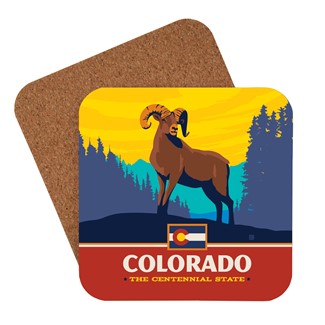 CO State Pride Coaster | American made coaster
