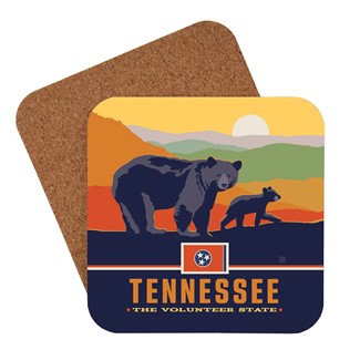 TN State Pride Black Bears Coaster | American Made Coaster
