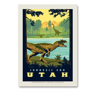 UT In the Jurassic Era Vert Sticker | Made in the USA