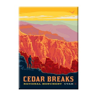 Cedar Breaks National Monument UT Magnet | Metal Magnet