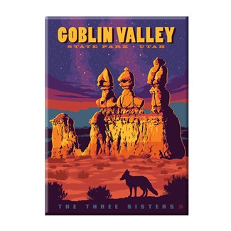 Goblin Valley State Park UT Magnet | Metal Magnet