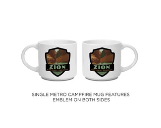 Zion NP Narrows Emblem Metro Mug | Tourist Courts