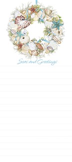 Sea Coast Wreath | List Pad
