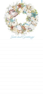 Sea Coast Wreath | List Pad