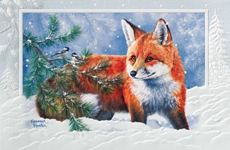 Snow Day | Wildlife themed boxed Christmas cards
