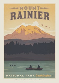Mt. Rainier | Single Postcard