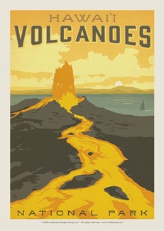 Hawai'i Volcanoes | Single Postcard