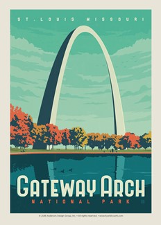 Gateway Arch | Single Postcard