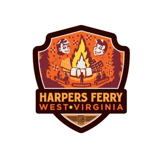 "Harpers Ferry WV" Emblem Sticker | American Made