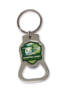 Harpers Ferry WV Emblem Bottle Opener Key Ring | American Made