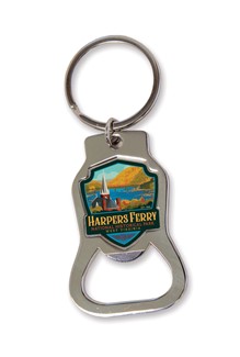 NDRP "Harpers Ferry WV" Emblem Bottle Opener Key Ring | American Made