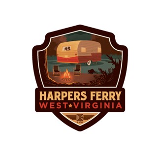 Harpers Ferry WV Emblem Magnet | Made in the USA