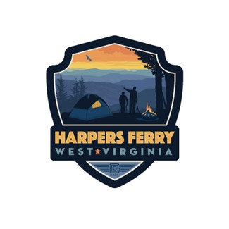 Harpers Ferry WV Emblem Magnet | Made in the USA