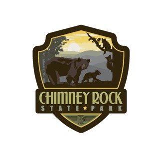 Chimney Rock State Park Emblem Magnet | Made in the USA