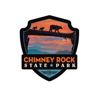 Chimney Rock State Park Emblem Magnet | Made in the USA