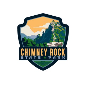 Chimney Rock State Park Emblem Magnet | Made in the USA