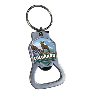 Colorado Emblem Bottle Opener Key Ring | American Made