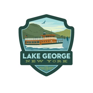 Lake George NY Emblem Sticker | American Made