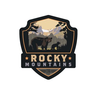 Rocky Mountains Emblem Sticker | American Made