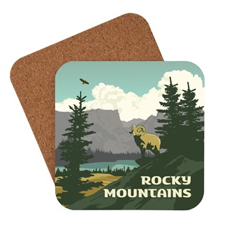 Rocky Mountains Big Horn Ram Coaster | American made coaster