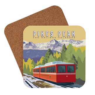 Pikes Peak CO Cog Railway Coaster  | American made coaster
