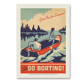 Let's Go Boating!  | Vertical Sticker