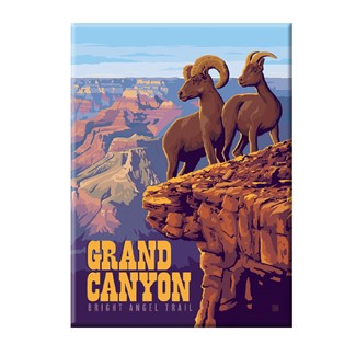 Grand Canyon NP Bright Angel Trail Magnet| American Made Magnet