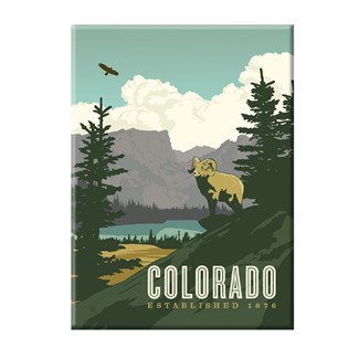 Established 1876 Colorado Magnet | National Park themed magnets