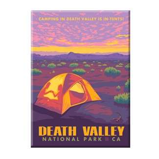 Death Valley National Park Camping Magnet | American Made Magnet