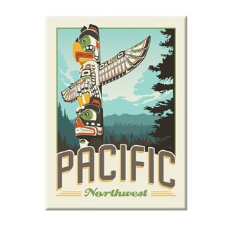 Pacific North West Totem Magnet | American Made Magnet