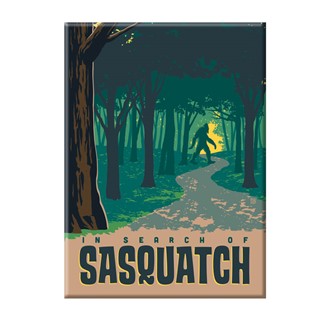 In Search of Sasquatch Magnet | American Made Magnet