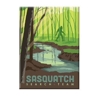 Sasquatch Search Team Magnet | American Made Magnet