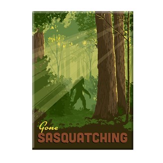 Gone Sasquatching Magnet | American Made Magnet