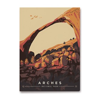 Arches NP Landscape Arch Magnet | National Park themed magnets