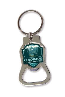 Colorado It's Our Nature Emblem Bottle Opener Key Ring | American Made