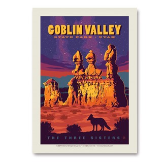Goblin Valley State Park Utah Vert Sticker | Vertical Sticker