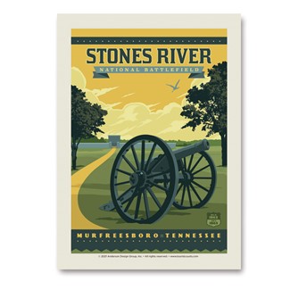 Stones River Battlefield Vert Sticker | Vertical Sticker