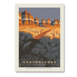Canyonlands National Park Coyote Vert Sticker | Made in the USA