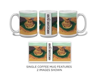 Arizona Horseshoe Bend River Mug | Yosemite Themed Mug