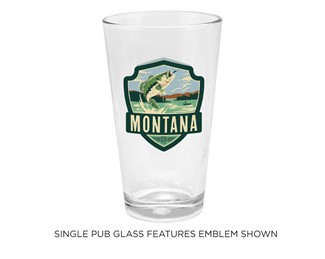 Montana Gone Fishing Emblem Pub | Made in the USA