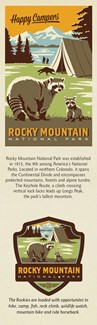 Rocky Mountain National Park Happy Campers Bookmark | Bookmarks