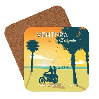 Ventura CA Motorcycle Coaster | American made coaster