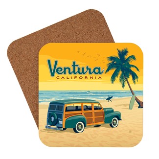 Ventura CA Woody Coaster | American made coaster