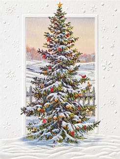 Welcoming Tree | Boxed wildlife Christmas greeting cards
