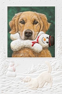 Favorite Toy | Cat & Dog boxed Christmas cards