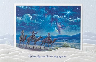 Following the Light| Inspirational boxed Christmas cards