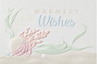 Crabby Caper | Coastal embossed greeting cards