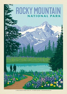 RMNP Wildflowers Postcard (Single) | Single Postcard