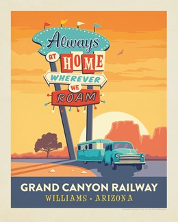 GC Railway Always Home 8"x10" Print | USA Made