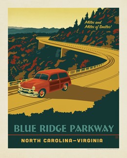 Blue Ridge Parkway 8"x10" Print| USA Made